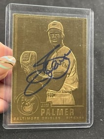 Jim Palmer Hand Signed Authentic Autograph