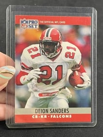 Deion Sanders Football Card