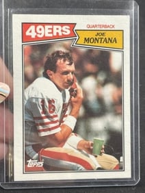 Joe Montana Football Card