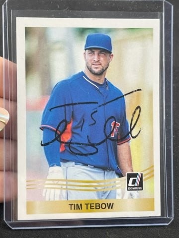 Tim Tebow Hand Signed Authentic Autograph (1 of 2)