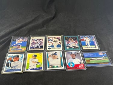 10 Derek Jeter Baseball Cards