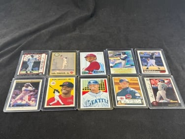 10 Ken Griffey Jr. Baseball cards