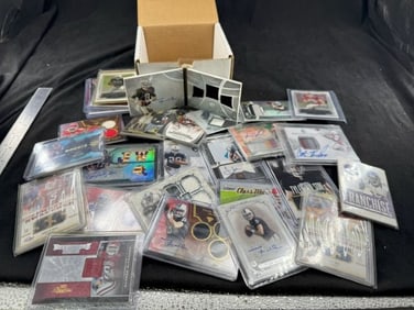 Large group of Arkansas Razorback Relic Cards Autographs & more