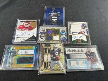 Group of Autographs & Relic Cards