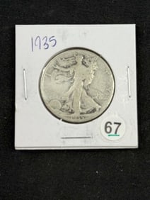 1935 Walking Liberty Half Dollar Coin
