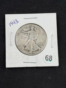 1943 Walking Liberty Half Dollar Coin