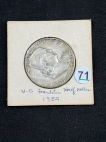 1952 Franklin Half Dollar Coin