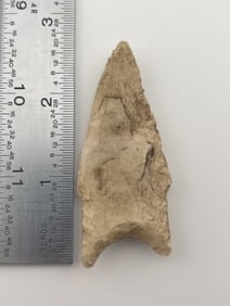 2 & 3/4" Dalton from Missouri Indian Artifact Arrowhead
