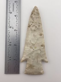 4 & 3/4" Hardin from Ohio Indian Artifact Arrowhead