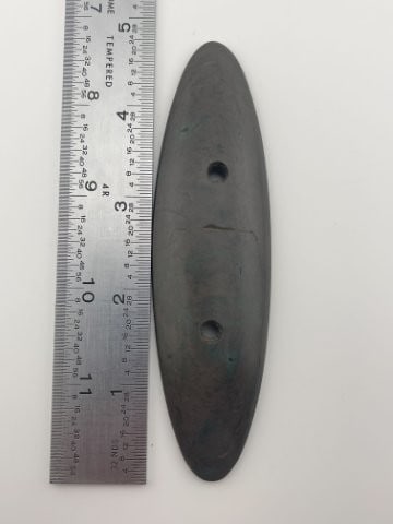 Gorget broken & glued Indian Artifact Arrowhead (1 of 4)