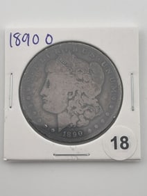 1890 O Morgan Silver Dollar Coin