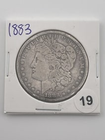 1883 Morgan Silver Dollar Coin