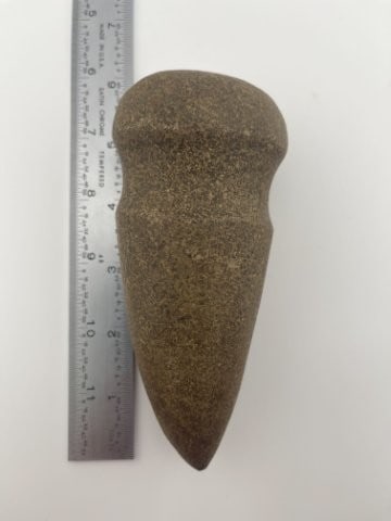 Grooved Hammerstone Indian Artifact Arrowhead (1 of 5)