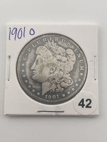 1901 O Morgan Silver Dollar Coin