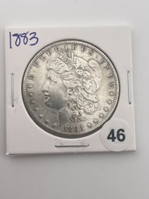 1883 Morgan Silver Dollar Coin