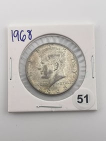 1968 Kennedy Half Dollar Coin