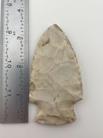 3 & 1/2" Hardin Indian Artifact Arrowhead