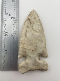3 & 5/8" Thebes from Illinois Indian Artifact Arrowhead