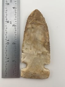 4" Hickory Ridge from Missouri Indian Artifact Arrowhead