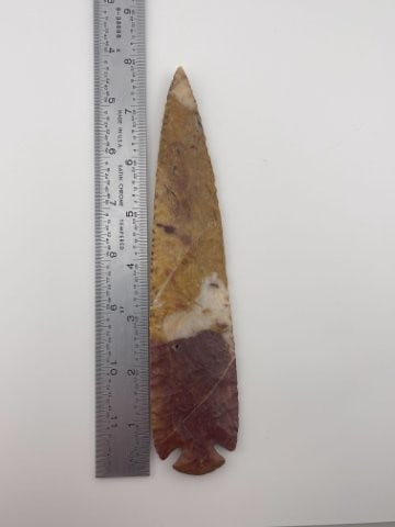 7 & 7/8" Dovetail from Illinois Indian Artifact Arrowhead (1 of 3)