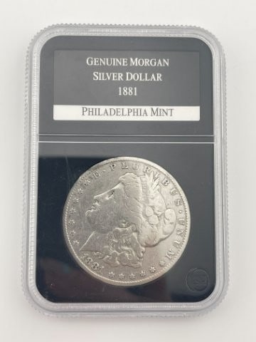 1881 Genuine Morgan Silver Dollar Coin Philadelphia Mint (1 of 2)