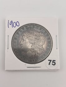 1900 Morgan Silver Dollar Coin