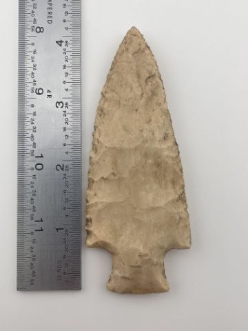 4 & 3/16" Hardin Indian Artifact Arrowhead (1 of 3)
