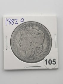 1882 O Morgan Silver Dollar Coin