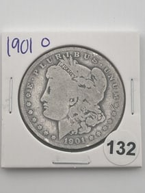 1901 O Morgan Silver Dollar Coin
