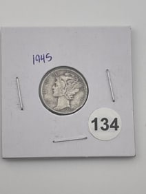 1945 Liberty Dime Coin