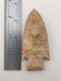 3 & 5/8" Hardin from Missouri Indian Artifact Arrowhead
