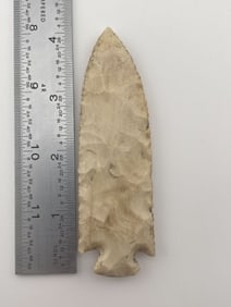 4 & 1/8" Etley from Missouri Indian Artifact Arrowhead