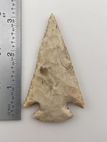 3 & 1/8" Apple Creek Indian Artifact Arrowhead