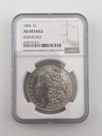 1896 Morgan Silver Dollar Coin
