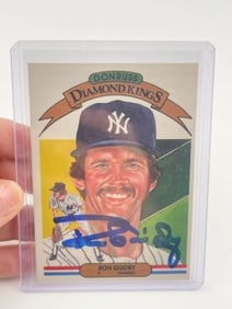 Ron Guidry Hand Signed Authentic Autograph Baseball Card