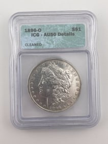 1896 O Morgan Silver Dollar Coin