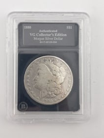 1880 Morgan Silver Dollar Coin
