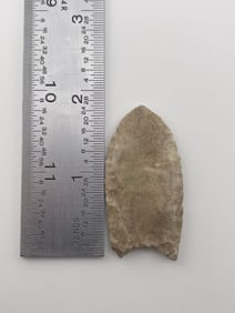 2" Folsom from Texas Indian Artifact Arrowhead