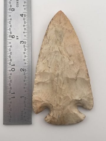4" Dovetail from Indian Artifact Arrowhead (1 of 3)