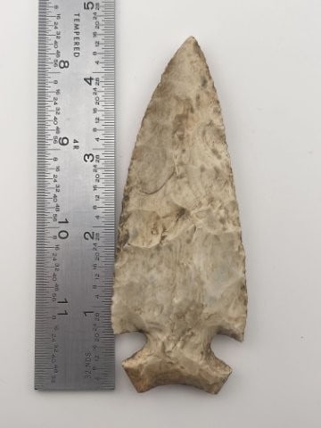 4 & 1/2" Dovetail from Missouri Indian Artifact Arrowhead (1 of 3)