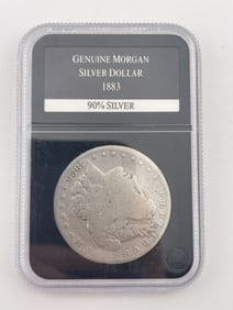 1883 Genuine Morgan Silver Dollar Coin 90% Silver