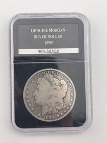 1899 Genuine Morgan Silver Dollar Coin 90% Silver