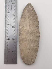 5" Agate Basin from Missouri Indian Artifact Arrowhead