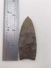 2 & 7/8" Clovis Illinois Indian Artifact Arrowhead