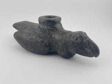 Bird Effigy Stone Pipe Indian Artifact Arrowhead
