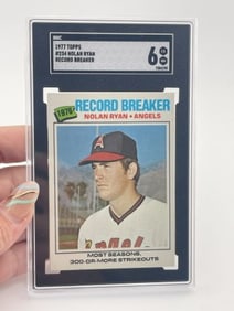 1977 Topps #234 Nolan Ryan Record Breaker Baseball Card