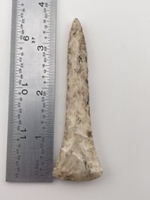 3 & 5/8" Drill Indian Artifact Arrowhead