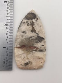 2 & 1/2" Agate Basin Indian Artifact Arrowhead