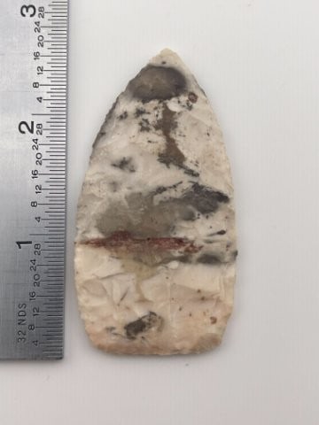 2 & 1/2" Agate Basin Indian Artifact Arrowhead (1 of 3)