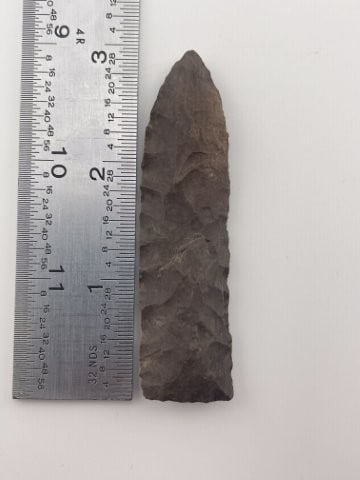3" Agate Basin Indian Artifact Arrowhead (1 of 3)